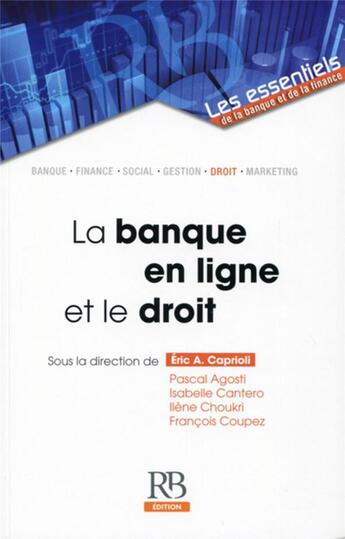 Couverture du livre « La banque en ligne et le droit » de  aux éditions Revue Banque