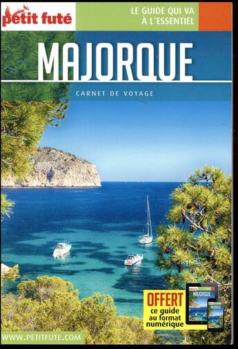 Couverture du livre « GUIDE PETIT FUTE ; CARNETS DE VOYAGE ; Majorque (édition 2018) » de  aux éditions Le Petit Fute