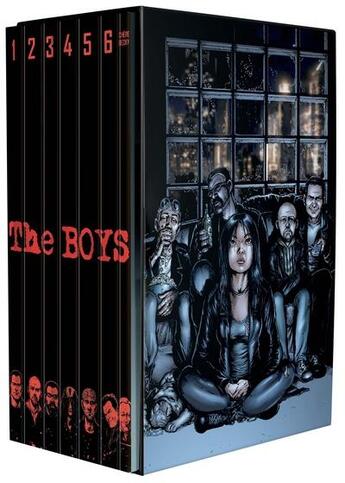 Couverture du livre « The Boys : coffret Tomes 1 à 7 » de Garth Ennis et Darick Robertson aux éditions Panini