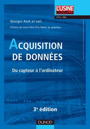 Couverture du livre « Acquisition de données ; du capteur à l'ordinateur (3e édition) » de Georges Asch aux éditions Dunod