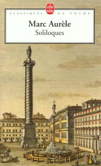 Couverture du livre « Soliloques » de Marc Aurele aux éditions Le Livre De Poche