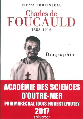 Couverture du livre « Charles de Foucauld (1858-1916) » de Pierre Sourisseau aux éditions Salvator