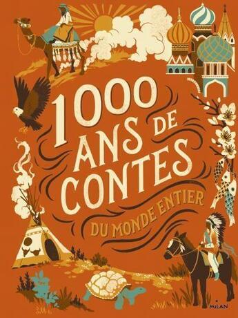 Couverture du livre « Mille ans de contes » de Lair-Ivanovitch aux éditions Milan