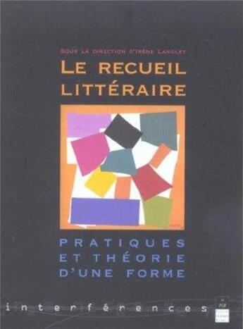 Couverture du livre « RECUEIL LITTERAIRE » de Pur aux éditions Pu De Rennes