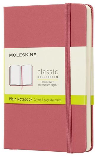 Couverture du livre « Carnet blanc poche rigide rose daisy » de  aux éditions Moleskine