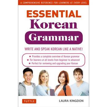 Couverture du livre « Essential korean grammar /anglais/coreen » de Tuttle Publishing aux éditions Tuttle