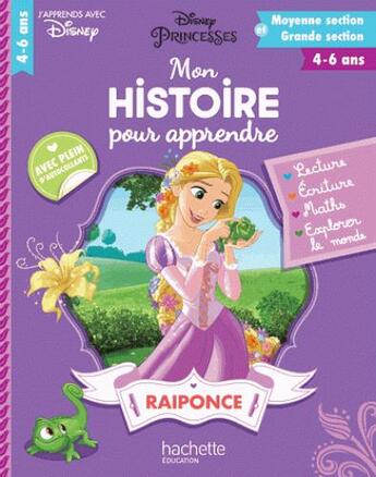 Couverture du livre « Mon histoire pour apprendre : raiponce » de Caroline Marcel aux éditions Hachette Education