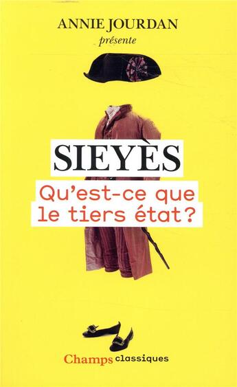 Couverture du livre « Qu'est-ce que le tiers état ? » de Emmanuel-Joseph Sieyès aux éditions Flammarion