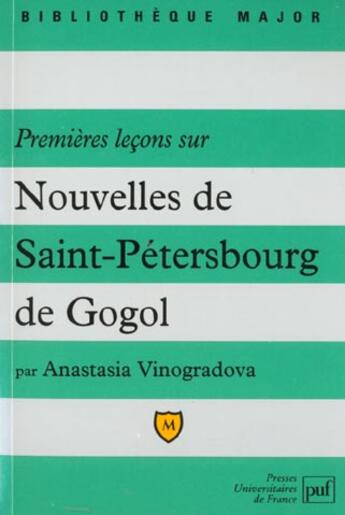 Couverture du livre « Premieres lec.nouv.de st petersbourg » de Vinogradova A aux éditions Belin Education