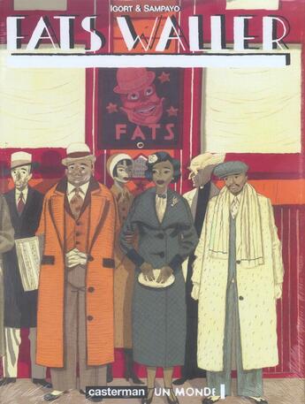 Couverture du livre « Fats Waller » de Igort et Carlos Sampayo aux éditions Casterman