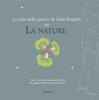 Couverture du livre « Les plus belles pensées de Saint-Exupéry sur la nature » de  aux éditions Fleurus