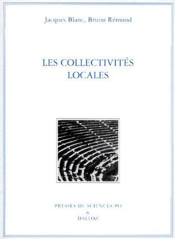 Couverture du livre « Les collectivités locales » de Blanc-J+Remond-B aux éditions Dalloz