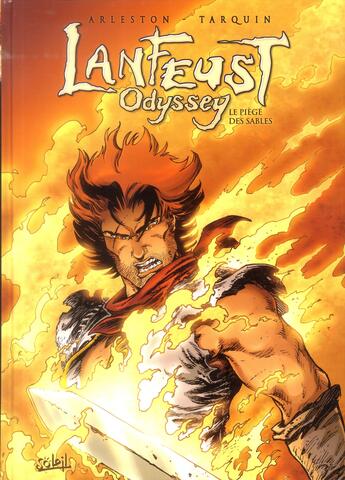 Couverture du livre « Lanfeust Odyssey Tome 5 : le piège des sables » de Christophe Arleston et Didier Tarquin aux éditions Soleil