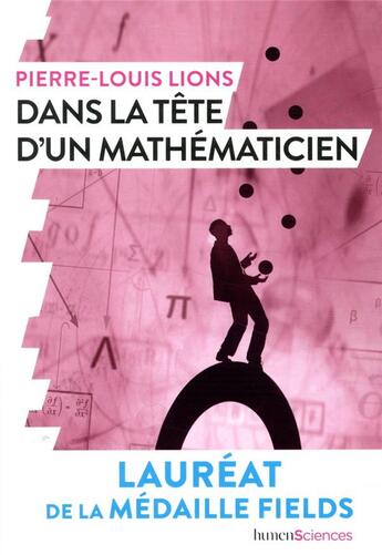 Couverture du livre « Dans la tête d'un mathématicien » de Pierre-Louis Lions aux éditions Humensciences