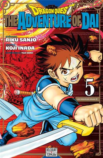 Couverture du livre « Dragon quest - the adventure of Daï Tome 5 » de Riku Sanjo et Koji Inada aux éditions Delcourt