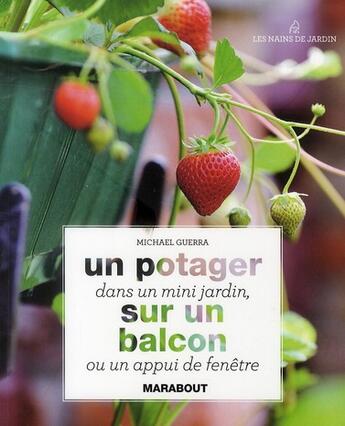 Couverture du livre « Un potager dans un mini-jardin sur un balcon ou un appui de fenêtre » de  aux éditions Marabout