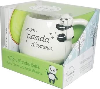 Couverture du livre « Coffret mug panda ; Matcha latte & cie » de  aux éditions Marabout