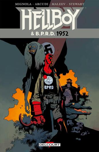 Couverture du livre « Hellboy & B.P.R.D. Tome 1 : 1952 » de Mike Mignola et Dave Stewart et Alex Maleev et John Arcudi aux éditions Delcourt