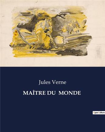 Couverture du livre « Maître du monde » de Jules Verne aux éditions Culturea