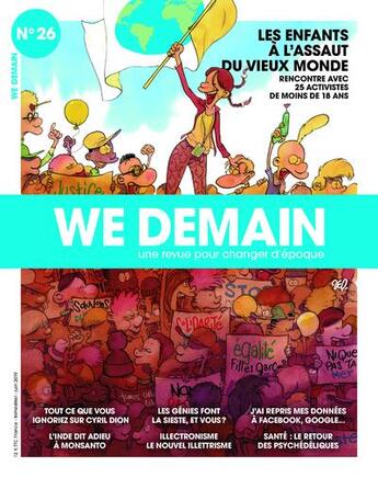 Couverture du livre « WE DEMAIN t.26 » de We Demain aux éditions We Demain