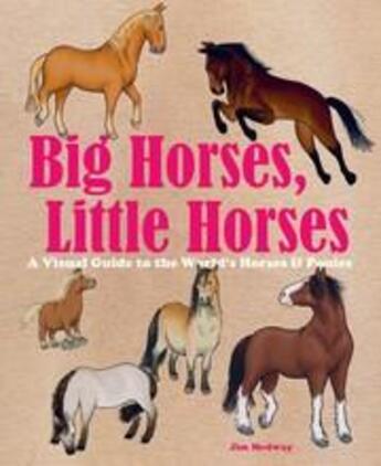 Couverture du livre « Big horses, little horses: a visual guide to the world s horses and ponies » de Medway Jim aux éditions Thames & Hudson