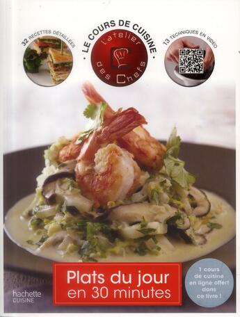 Couverture du livre « Plats du jour en 30 minutes » de  aux éditions Hachette Pratique