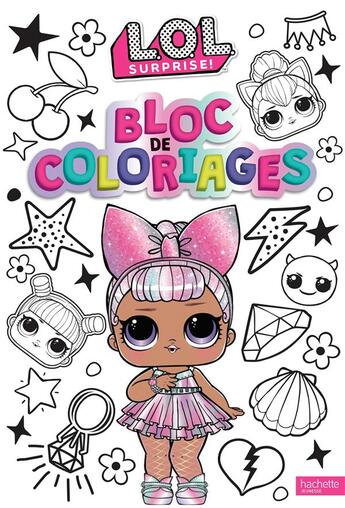 Couverture du livre « L.o.l. surprise! - bloc de coloriages » de  aux éditions Hachette Jeunesse