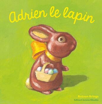 Couverture du livre « Adrien le lapin » de Antoon Krings aux éditions Gallimard Jeunesse Giboulees