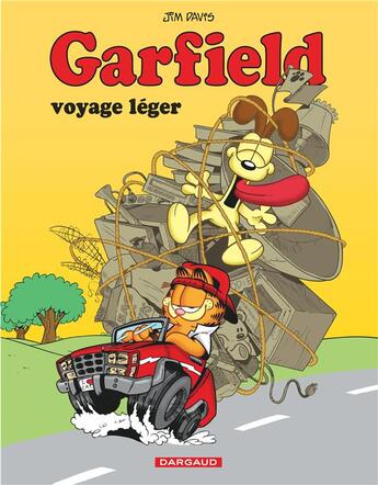 Couverture du livre « Garfield Tome 67 : Garfield voyage léger » de Jim Davis aux éditions Dargaud