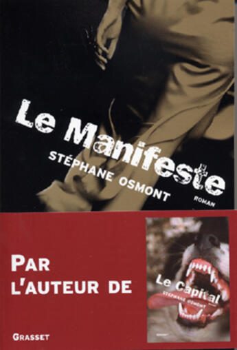 Couverture du livre « Le manifeste » de Stephane Osmont aux éditions Grasset