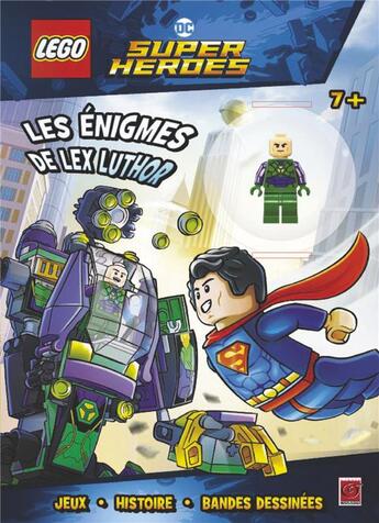 Couverture du livre « Lego DC comics - super heroes ; les énigmes de Lex Luthor » de  aux éditions Carabas