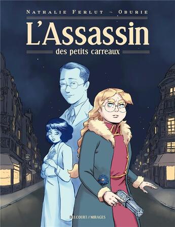 Couverture du livre « L'assassin des petits carreaux » de Nathalie Ferlut et Etienne Oburie aux éditions Delcourt