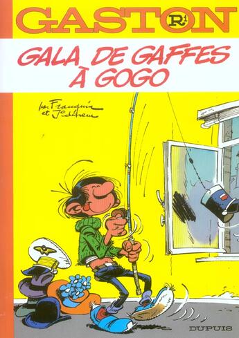 Couverture du livre « Gaston Tome 1 : gala de gaffes à gogo » de Jidehem et Andre Franquin aux éditions Dupuis