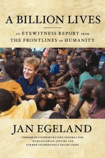 Couverture du livre « A Billion Lives » de Egeland Jan aux éditions Simon & Schuster