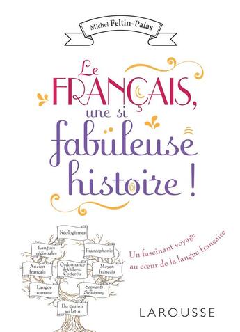 Couverture du livre « Le français, une si fabuleuse histoire ! » de Michel Feltin-Palas aux éditions Larousse