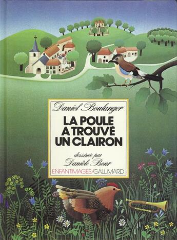 Couverture du livre « La poule a trouve un clairon » de Daniel Boulanger aux éditions Gallimard-jeunesse