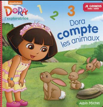 Couverture du livre « Dora compte les animaux » de  aux éditions Albin Michel