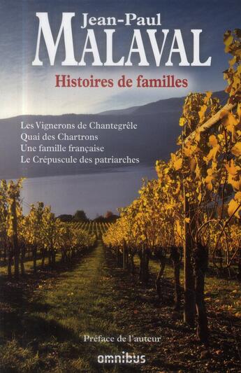 Couverture du livre « Histoires de familles » de Jean-Paul Malaval aux éditions Omnibus