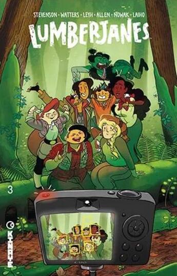 Couverture du livre « Lumberjanes : Intégrale vol.3 » de Kat Leyh et Carey Pietsch et Shannon Watters et N. D. Stevenson et Gus Allen et Carolyn Nowak aux éditions Kinaye