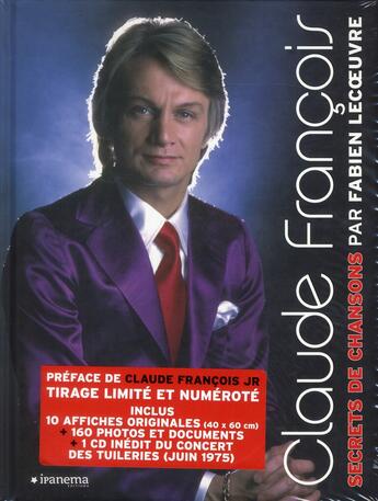 Couverture du livre « Claude François ; secrets de chansons » de Fabien Lecoeuvre aux éditions Le Marque Pages