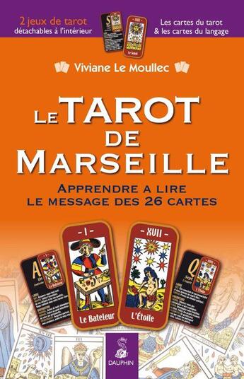 Couverture du livre « Tarot de Marseille » de Viviane aux éditions Dauphin