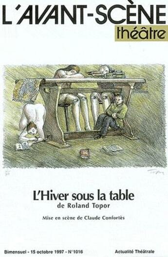 Couverture du livre « L'hiver sous la table » de Roland Topor aux éditions Avant-scene Theatre