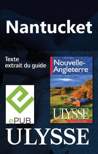 Couverture du livre « Nantucket » de  aux éditions Ulysse