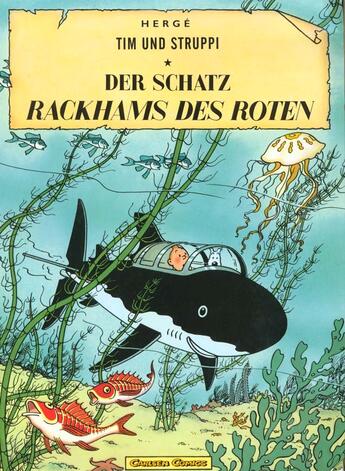 Couverture du livre « Tim und Struppi t.12 ; der schwatz reckhamsdes roten » de Herge aux éditions Casterman