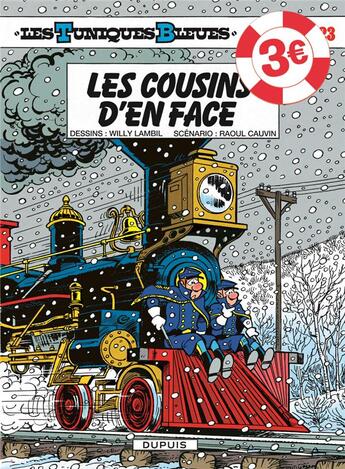 Couverture du livre « Les Tuniques Bleues Tome 23 : les cousins d'en face » de Cauvin/Lambil aux éditions Dupuis