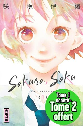 Couverture du livre « Sakura, Saku : coffret Tomes 1 et 2 » de Io Sakisaka aux éditions Kana