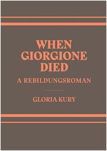 Couverture du livre « When giorgione died metaphor-biography-art » de Elizabeth Smith aux éditions Periscope