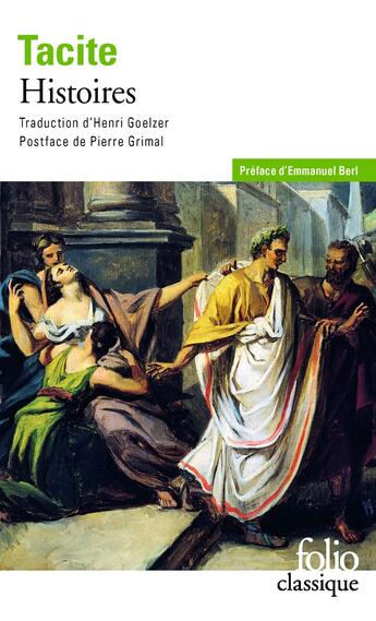 Couverture du livre « Histoires » de Tacite aux éditions Folio