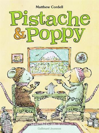 Couverture du livre « Pistache et Poppy » de Matthew Cordell aux éditions Gallimard-jeunesse