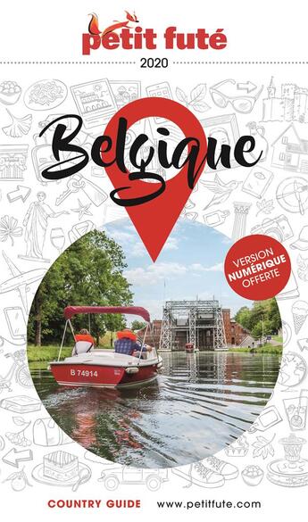 Couverture du livre « GUIDE PETIT FUTE ; COUNTRY GUIDE ; Belgique (édition 2020) » de  aux éditions Le Petit Fute